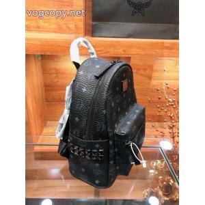 MCMクラシック高品質ブラックショルダーバッグ