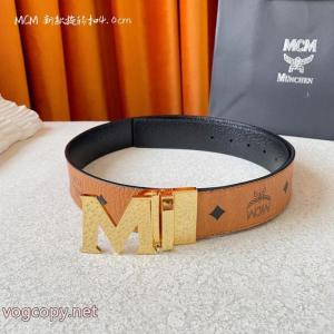 高級感ある大人の 実用品 少量再入荷偽 ブランド 販売エムシーエム    ベルト.