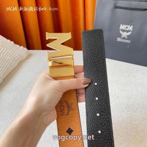 高級感ある大人の 実用品 少量再入荷偽 ブランド 販売エムシーエム    ベルト.