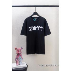LOUIS VUITTON半袖Tシャツ定番人気 シンプル派 海外人気アイテムブランド フェイク