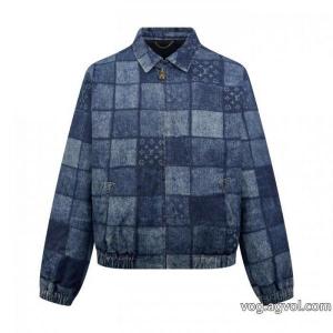 LOUIS VUITTONレーザーロゴコラージュデニムジャケット
